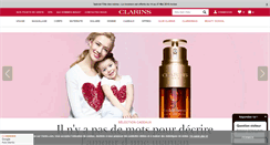 Desktop Screenshot of clarins.fr